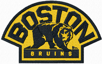 Boston Bruins alternative logo machine embroidery design